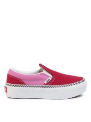 Vans Tenisówki Classic Slip-On P VN0A3TL1WVX1 Czerwony. Czerwone buty sportowe dziewczęce Vans, bez wzorów, z materiału, bez zapięcia. Za 219.99 zł.