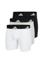 Bokserki Active Flex Cotton 3 pak. Niebieskie bokserki męskie Adidas, bez wzorów, z bawełny, eleganckie. Za 130.99 zł.