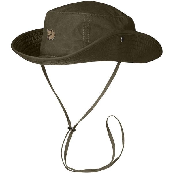 Kapelusz Fjallraven Abisko Summer Hat. Zielone kapelusze damskie Fjällräven, na lato, bez wzorów, z materiału. Za 291.60 zł.