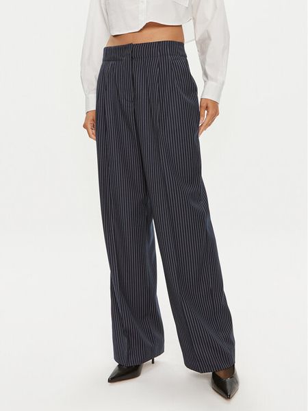 2NDDAY Spodnie materiałowe Carter 2244160170 Granatowy Regular Fit. Niebieskie spodnie materiałowe damskie 2NDDAY, bez wzorów, z materiału. Za 479.99 zł.