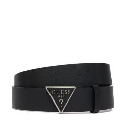 Pasek Guess. Czarne paski męskie Guess, z aplikacjami. Za 284.99 zł.