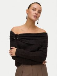 Vero Moda Sweter Lovely 10336698 Brązowy Regular Fit. Brązowe swetry klasyczne damskie Vero Moda, xs, z syntetyku, bez kołnierzyka. Za 179.99 zł.