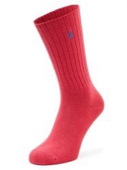 Polo Ralph Lauren Skarpety Mężczyźni drobna dzianina wyrazisty róż, ONE SIZE. Czerwone skarpetki męskie Polo Ralph Lauren, bez wzorów, z dzianiny. Za 69.95 zł.