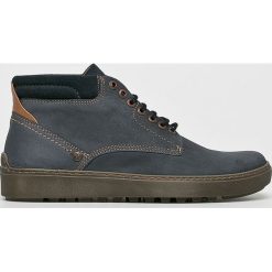 Wrangler - Buty Historic Chukka. Niebieskie buty sportowe na co dzień męskie Wrangler, z materiału, bez zapięcia. W wyprzedaży za 219.90 zł.
