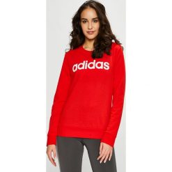 Adidas Performance - Bluza. Czerwone bluzy bez kaptura damskie adidas Performance, s, z bawełny. W wyprzedaży za 139.90 zł.