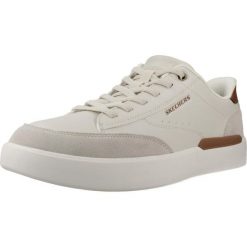 Buty SKECHERS SLIP-INS VERLOMA RADICAL Beżowy. Brązowe buty trekkingowe męskie Skechers, ze skóry, bez zapięcia, trekkingowe, Skechers Sport. Za 364.99 zł.