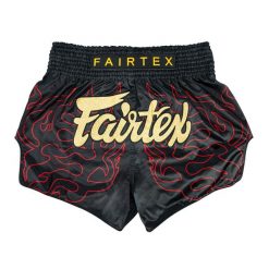 Spodenki treningowe Fairtex Muay Thai Shorts BS1920 "Lava". Czarne szorty damskie FAIRTEX, bez wzorów, sportowe. Za 279.99 zł.