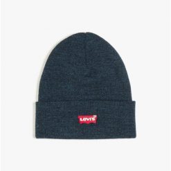Czapka Levi's z modelem 2307910017 unisex. Niebieskie czapki męskie Levi's, na jesień, bez wzorów, z materiału. Za 104.65 zł.