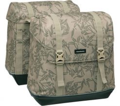 Podwójna torba Alba Bamboo MIK, Sand. Brązowe torebki klasyczne damskie NEW LOOXS, bez wzorów, z materiału, bez dodatków. Za 489.90 zł.