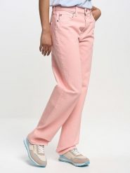 BIG STAR Dżinsy - Comfort fit - w kolorze jasnoróżowym rozmiar: W26/L32. Różowe jeansy damskie Big Star, z podwyższonym stanem. Za 127.99 zł.