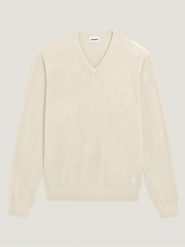 Rodier Wełniany sweter w kolorze kremowym rozmiar: XXL. Brązowe swetry męskie Rodier, xxl, bez wzorów, z wełny, bez kołnierzyka. Za 260.99 zł.