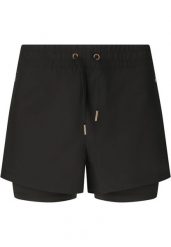 Damskie szorty 2 w 1 Athlecia Timmie V3. Czarne spodenki sportowe damskie Athlecia, l, z materiału, do biegania. Za 191.50 zł.