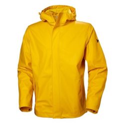 Kurtka wodoodporna Helly Hansen Moss. Żółte kurtki męskie Helly Hansen, s, bez wzorów, z tkaniny, bez kaptura. Za 427.00 zł.
