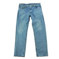 Spodnie męskie jeansowe Levi Strauss 559 Relaxed fit W38/L34. Niebieskie spodnie materiałowe męskie Levi's, bez wzorów, z jeansu, eleganckie. Za 102.20 zł.