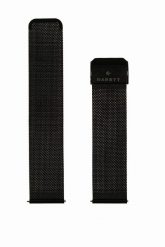 Pasek uniwersalny do smartwatchy Garett stalowy 22 mm. Czarne paski męskie GARETT, bez wzorów, z materiału, sportowe. Za 59.00 zł.