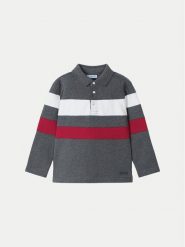 Mayoral Polo 4103 Szary Regular Fit. Szare t-shirty chłopięce Mayoral, bez wzorów, z bawełny, bez ramiączek. Za 59.99 zł.