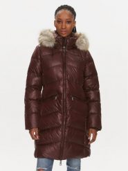Calvin Klein Płaszcz zimowy K20K207071 Brązowy Regular Fit. Brązowe płaszcze damskie CALVIN KLEIN, na zimę, xs, bez wzorów, z syntetyku. Za 1,119.00 zł.