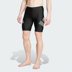 Szorty Big Bars Swim Jammers. Czarne szorty męskie Adidas, s, do pływania. Za 169.00 zł.