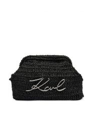 KARL LAGERFELD Torebka B1W46083 Czarny. Czarne torebki klasyczne damskie Karl Lagerfeld, bez wzorów, bez dodatków. Za 549.99 zł.