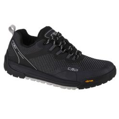 Buty do chodzenia męskie, CMP Lothal. Czarne buty trekkingowe męskie CMP, z materiału, przed kostkę, bez zapięcia, outdoorowe. Za 349.99 zł.