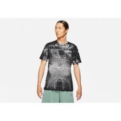 Koszulka sportowa męska Nike Ny Vs Ny. Czarne t-shirty sportowe męskie Nike, m, z bawełny, bez ramiączek, do koszykówki. Za 225.00 zł.