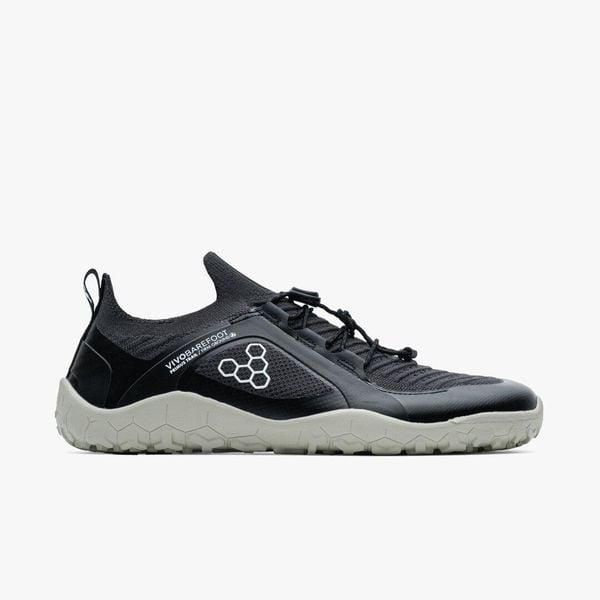 Buty turystyczne damskie Vivobarefoot Primus Trail Knit FG. Czarne obuwie do biegania damskie VIVOBAREFOOT. Za 701.65 zł.