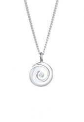 Elli Damski wisiorek spirala mieniąca się kryształami ze srebra próby 925 sterling silver Naszyjniki 1 ct. Szare naszyjniki damskie Elli, srebrne. Za 221.39 zł.