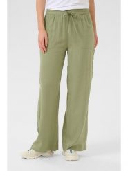 Kaffe Spodnie w kolorze zielonym rozmiar: 44. Zielone spodnie materiałowe damskie Kaffe, bez wzorów, z materiału, klasyczne. Za 104.99 zł.