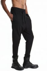 La Haine Inside Us Spodnie | 3M M1165 | Mężczyzna | Czarny. Czarne spodnie materiałowe męskie La Haine Inside Us, bez wzorów, z elastanu, eleganckie. W wyprzedaży za 549.00 zł.