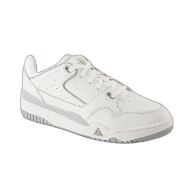 Buty sportowe męskie LCS T1000 Nineties optical white. Białe buty sportowe na co dzień męskie Le Coq Sportif, na wiosnę, z materiału, bez zapięcia, tenisowe. Za 342.15 zł.