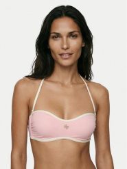 Guess Góra od bikini E6GJ31 MC04R Różowy. Czerwone bikini damskie Guess, z aplikacjami. Za 319.99 zł.