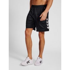 Spodenki piłkarskie męskie Hummel Core XK Poly Shorts. Czarne szorty męskie HUMMEL, bez wzorów, sportowe. Za 120.00 zł.