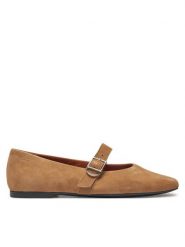 Vagabond Shoemakers Baleriny Jolin 5608-040-28 Brązowy. Brązowe baleriny damskie Vagabond Shoemakers, bez wzorów, ze skóry, bez obcasa. Za 319.99 zł.