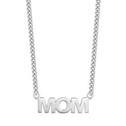 EASTSIDE Łańcuszek MOM Stal nierdzewna Srebrny Naszyjniki 1 ct Damski. Szare naszyjniki damskie Eastside, srebrne. Za 149.99 zł.