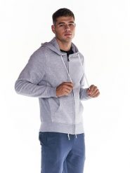 Bluza z bawełna z kaptur na co dzień na siłownię. Czerwone bluzy sportowe męskie LEONE 1947 APPAREL, l, z bawełny. Za 189.41 zł.