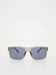 Okulary przeciwsłoneczne Wayfarer - ciemnoszary. Szare okulary przeciwsłoneczne męskie Reserved. W wyprzedaży za 55.99 zł.