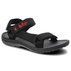 Czarne Sandały Lee Cooper Wygodne Buty Na Lato. Czarne sandały męskie Lee Cooper, bez zapięcia. Za 85.00 zł.