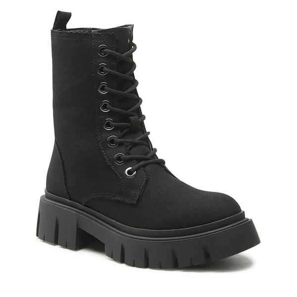 Trapery Jenny Fairy. Czarne trapery damskie Jenny Fairy, bez obcasa. Za 129.99 zł.