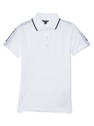 Guess Polo L4GP03 KAPY0 Biały Regular Fit. Białe t-shirty chłopięce Guess, z aplikacjami, z bawełny, bez ramiączek. Za 194.99 zł.