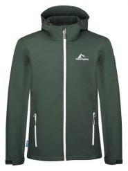 Westfjord Kurtka softshellowa "Edfjall" w kolorze ciemnozielonym rozmiar: 3XL. Zielone kurtki outdoor męskie Westfjord, m, bez wzorów, z polaru, bez kaptura. Za 198.10 zł.
