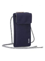 Zwei Torebka w kolorze granatowym na telefon - 11 x 19 x 3 cm rozmiar: onesize. Niebieskie torebki klasyczne damskie Zwei, bez wzorów, z materiału, bez dodatków. Za 118.84 zł.