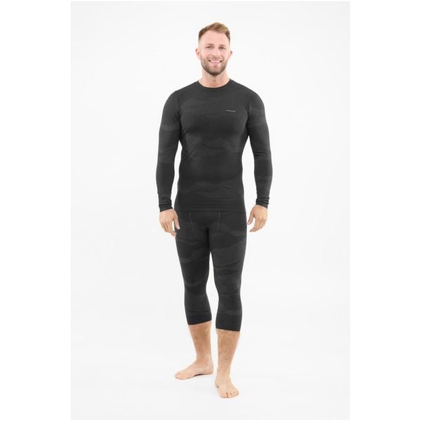 Bielizna męska VIKING Gasher Man Set 3/4 Merino. Czarna bielizna termoaktywna męska VIKING, m, bez wzorów. Za 379.90 zł.