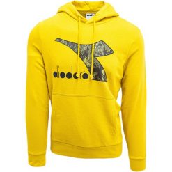 Bluza z kapturem Diadora Big Logo, Mężczyźni. Żółte bluzy z kapturem męskie Diadora, m, z bawełny. Za 290.00 zł.