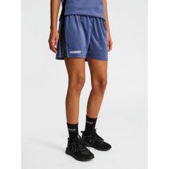 Szorty damskie Hummel PL. Niebieskie szorty damskie HUMMEL, bez wzorów, sportowe. Za 147.00 zł.