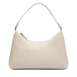 Torebka Calvin Klein. Białe torebki klasyczne damskie CALVIN KLEIN, bez wzorów, bez dodatków. Za 369.99 zł.