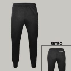 Spodnie sportowe MESSICO oversize. Czarne spodnie sportowe męskie Legea, z bawełny. Za 68.00 zł.