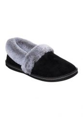 Kapcie damskie Skechers Cozy Campfire Team Toasty. Czarne kapcie damskie Skechers, z materiału. Za 139.99 zł.