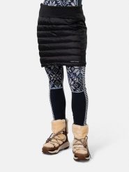 KARI TRAA Spódnica puchowa "Emilie" w kolorze czarnym rozmiar: XS. Czarne spódniczki damskie Kari Traa, xs, bez wzorów, z puchu, sportowe, proste. Za 180.06 zł.