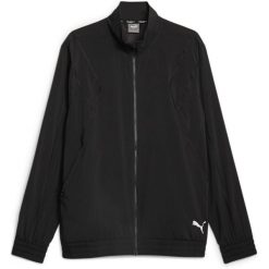 Kurtka męskie Puma Zip up Tracksuit Jacket Fit Woven. Czarne kurtki męskie Puma, l, bez wzorów, z materiału, bez kaptura. Za 290.00 zł.