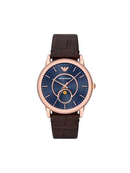 Emporio Armani Zegarek Luigi AR11566 Brązowy. Brązowe, analogowe zegarki męskie Emporio Armani. Za 769.99 zł.